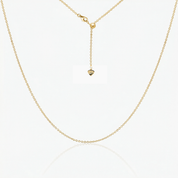 Cassie Cable Adjustable Chain 24" (Gold)