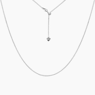Cassie Cable Adjustable Chain 24" (Silver)