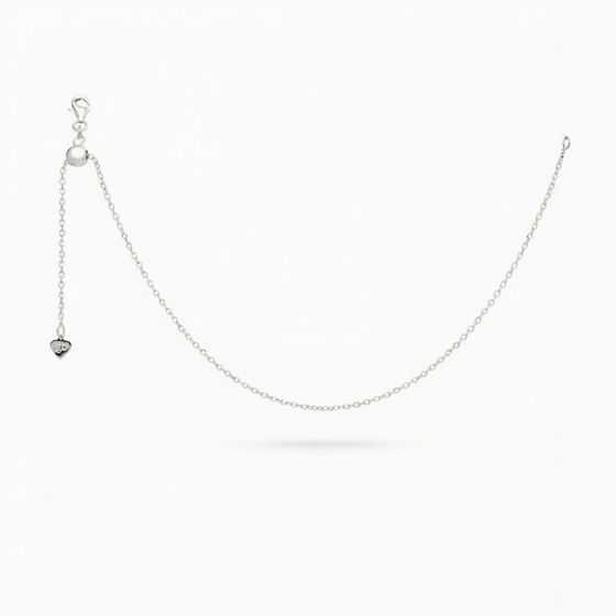 Cassie Cable Adjustable Extender 10" (Silver)