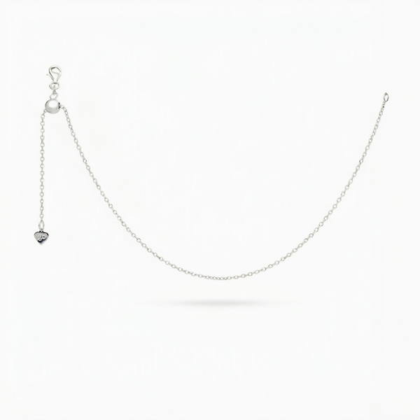 Cassie Cable Adjustable Extender 10" (Silver)