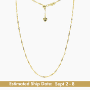 Addie Adjustable Chain 24"(Gold)