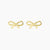 Bow Stud Earrings (Gold)