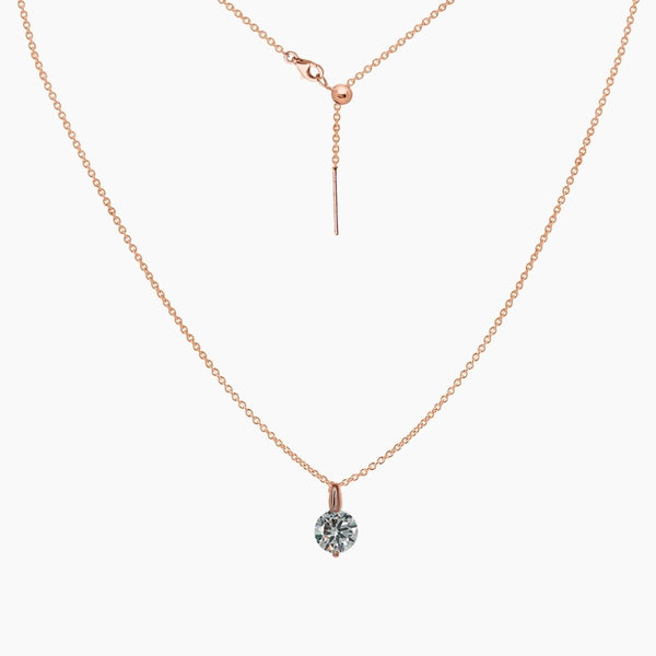 19"Tessa Adjustable Length Charm Threader — Cable Chain (Rose Gold)