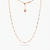 Addie Adjustable Twist Chain 24" (Rose Gold)