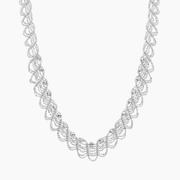 Silk Collection 19-Bead Woven Necklace