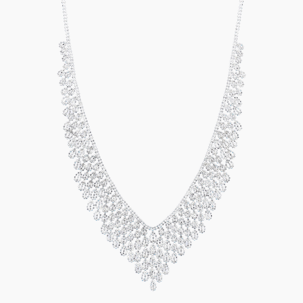 Silk Collection Silver Princess Necklace Roma Designer Jewelry