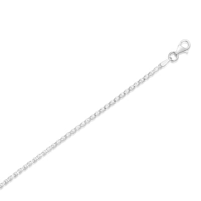 Dainty Sunburst Necklace (Silver)
