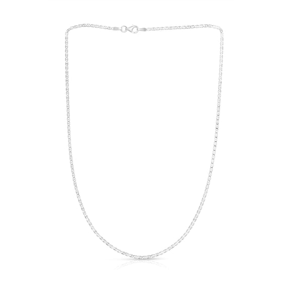 Dainty Sunburst Necklace (Silver)