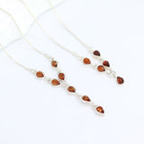 Amber Collection Necklaces Honey Amber Multi Teardrop Necklace