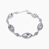 Crystal Collection Bracelets Color / Clear Marquise Swarovski Crystal Bracelet