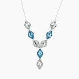 Crystal Collection Necklaces Color / Silver Swarovski Crystal Statement Necklace in Sterling Silver