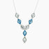 Crystal Collection Necklaces Color / Silver Swarovski Crystal Statement Necklace in Sterling Silver