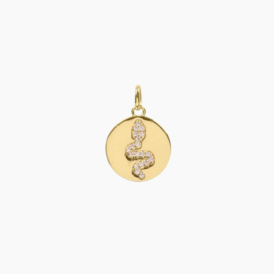 Crystal Collection Pendants Pendant Roma Serpent Medallion (Gold)