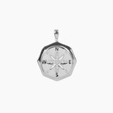 Crystal Collection Pendants Pendant True North Compass Pendant with CZ Accents