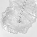 Crystal Collection Pendants Small Heart Tree of Life CZ Pendant