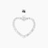 Crystal Collection Pendants Sterling Silver CZ Small Open Heart Pendant