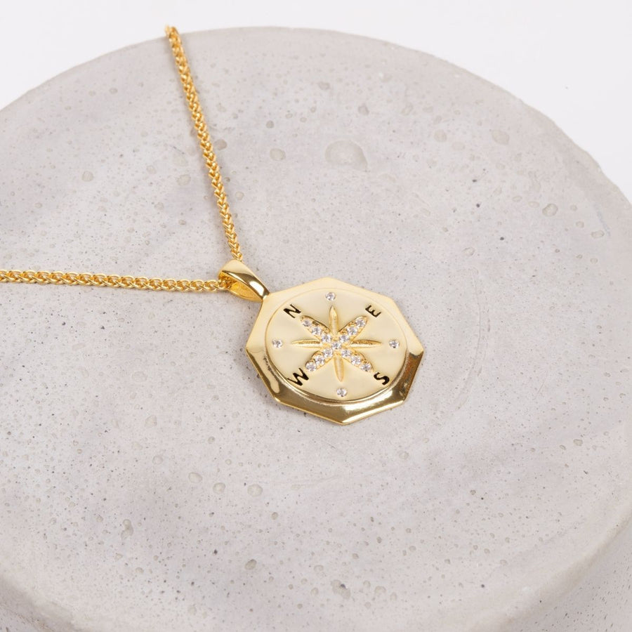 Crystal Collection Pendants True North Pendant + Adjustable Chain Set