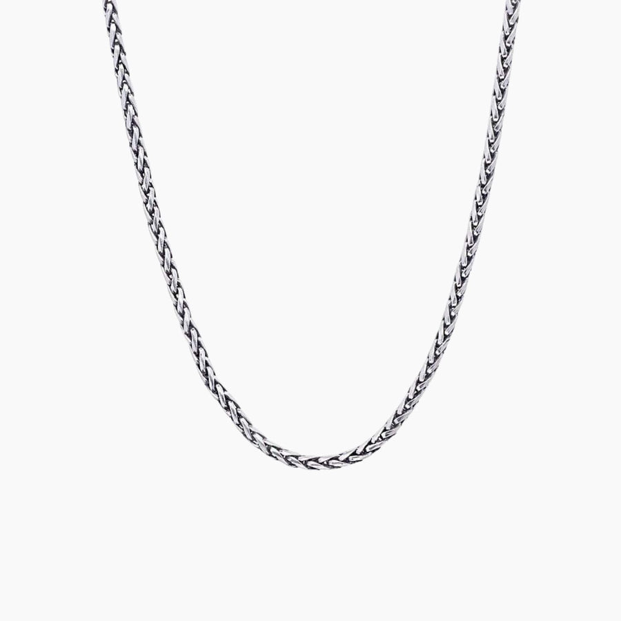 David Beck Bali Necklaces 20" / Silver David Beck Bali Wheat 4mm Sterling Silver Chain 115026