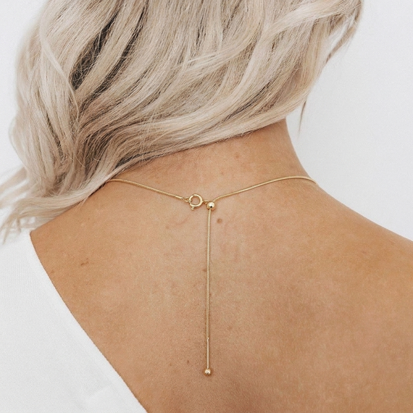 Sienna Snake Adjustable Threader Chain 18"(Gold)