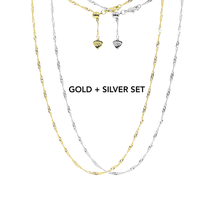 Addie Adjustable Set (Gold + Silver)