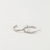 Debbie Diamond-Cut Hoop Earrings (Silver)