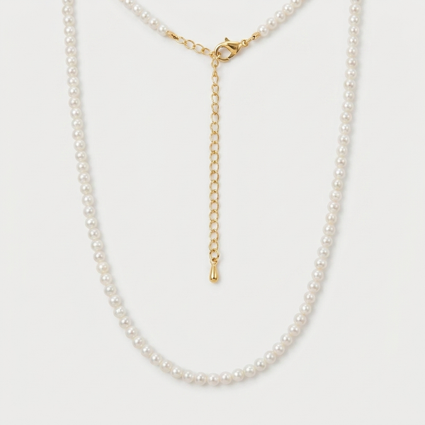 Swarovski Round White Pearl Necklace