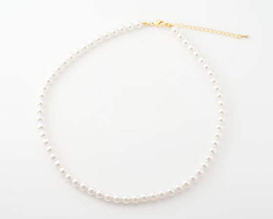 Swarovski Round White Pearl Necklace
