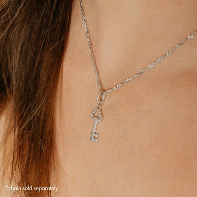 Key Charm (Silver)