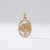 Mother of Pearl Tree of Life Pendant (Gold)