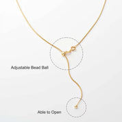Sienna Snake Adjustable Threader Chain 18"(Gold)