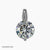 Brilliant CZ Solitaire Pendant (Silver)