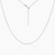 Tessa Adjustable Threader Cable Chain 23"(Silver)