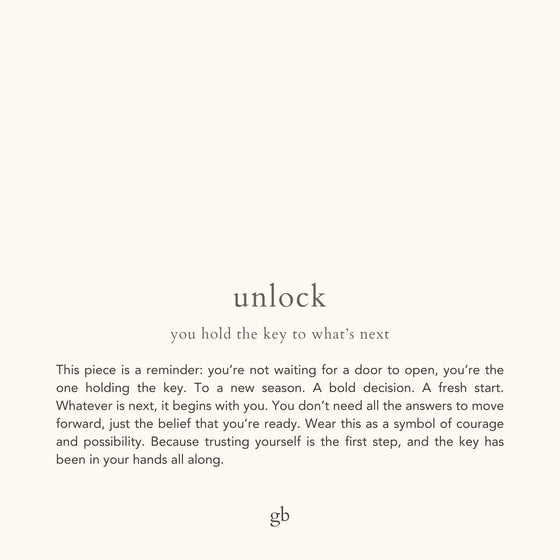 Key Charm (Silver)