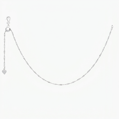 Addie Adjustable Necklace Extender (Silver)