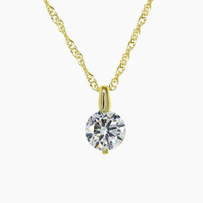 Addie Brilliant CZ Adjustable Necklace (Gold)