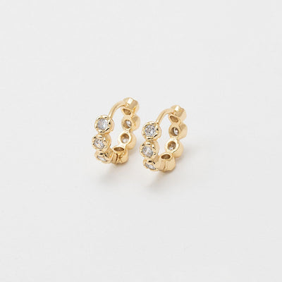 Charlotte CZ Hoops (Gold)