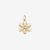 Simple CZ Snowflake Charm