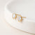 Cami Teardrop CZ Stud Earrings (Gold)