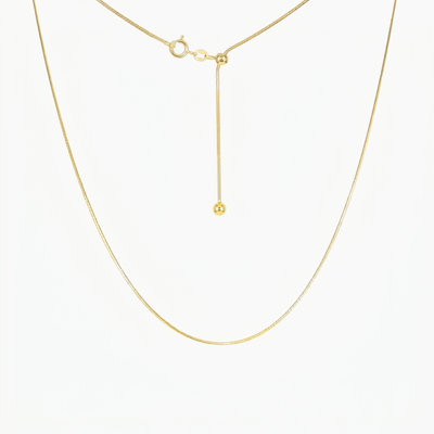 Sienna Snake Adjustable Threader Chain 18"(Gold)