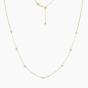 Meg Station Adjustable Necklace (Gold)