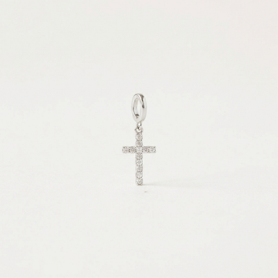 Cross Charm (Silver)