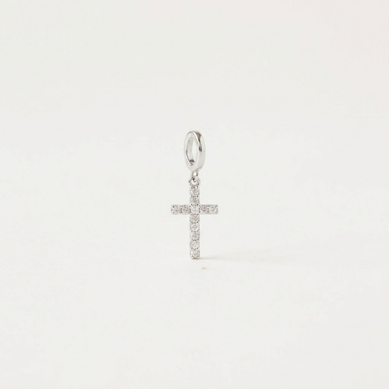 Cross Charm (Silver)