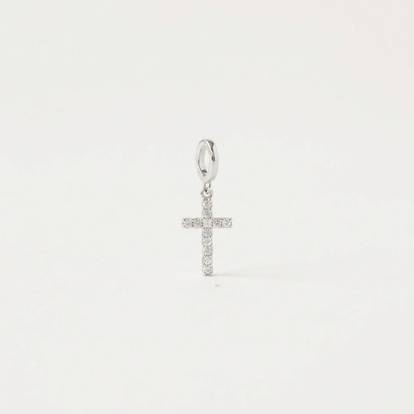 Cross Charm (Silver)