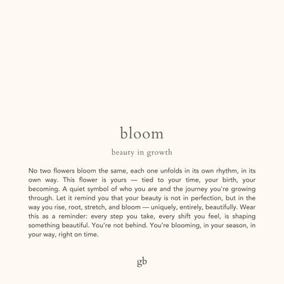 Birth Flower Charm (Gold)