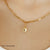 Heart Locket Charm (Gold)