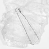 Eros Milano Anklets Silver Double Strand Milano Twist Anklet (Silver)