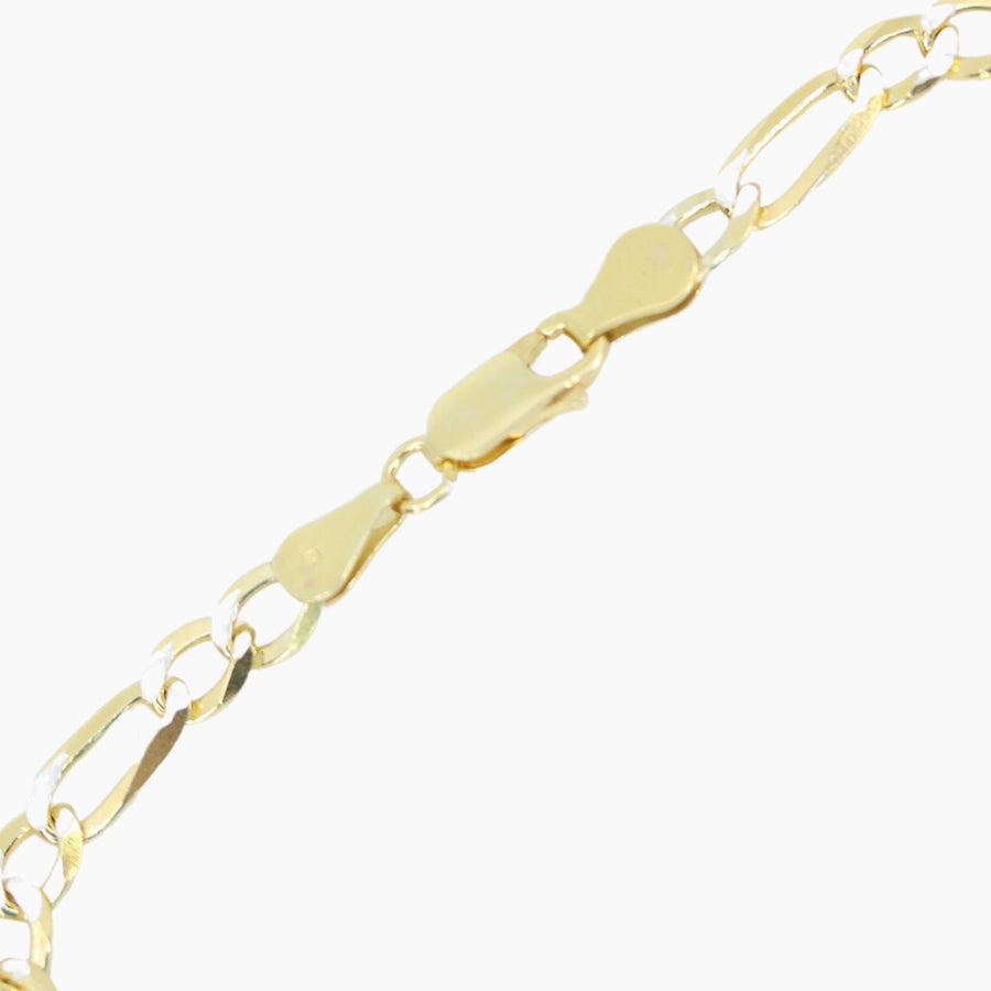 Eros Milano Bracelets Figaro Unisex Bracelet (Gold)