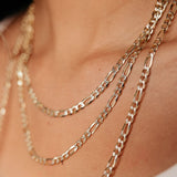 Eros Milano Necklaces Figaro Gold Unisex Chain