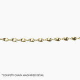 Eros Milano Necklaces Gold Confetti Necklace (Gold)