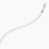 Eros Milano Necklaces Valente Unisex Curb Chain (Silver)
